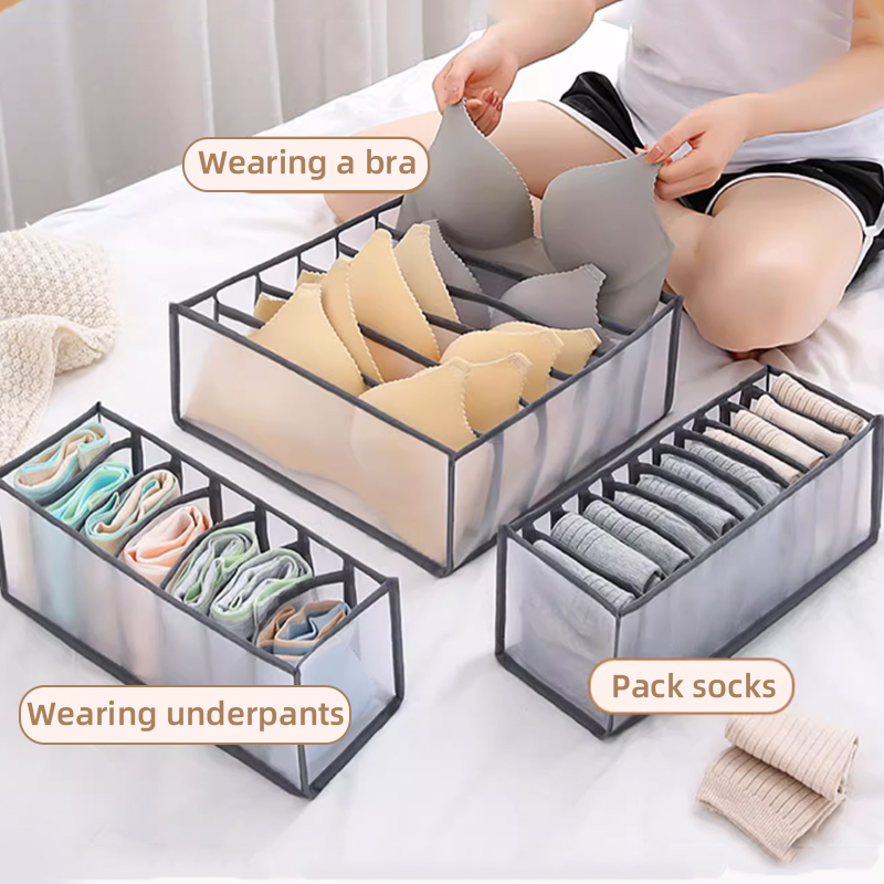 Underwear Storage Boxes Foldab - Sock Organizer Tray review and price