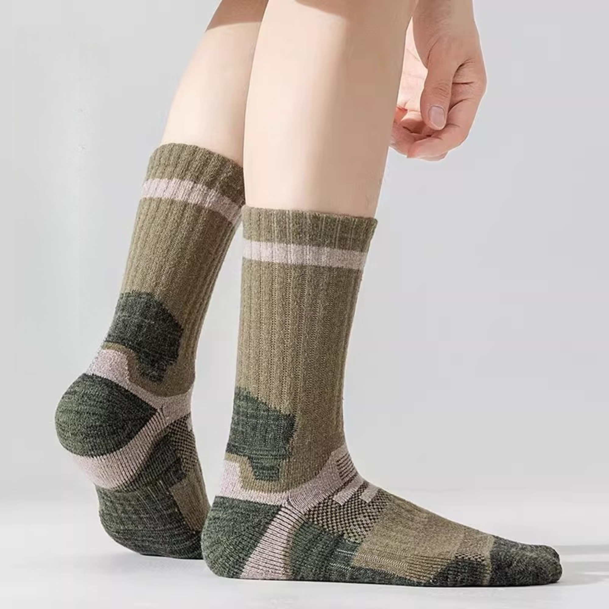 1/2Pairs Men Merino Wool Socks - Wool Hiking Sock review and price