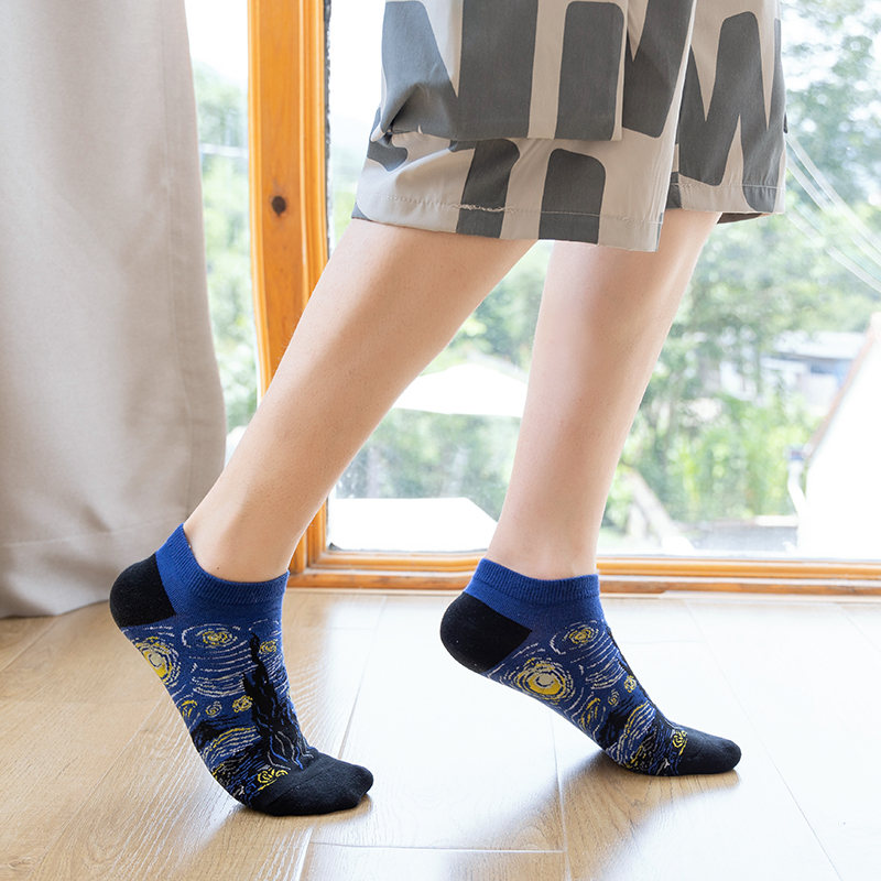 1/5 Pairs Combed Cotton Ankle  - Ankle Sock Low Cut review and price